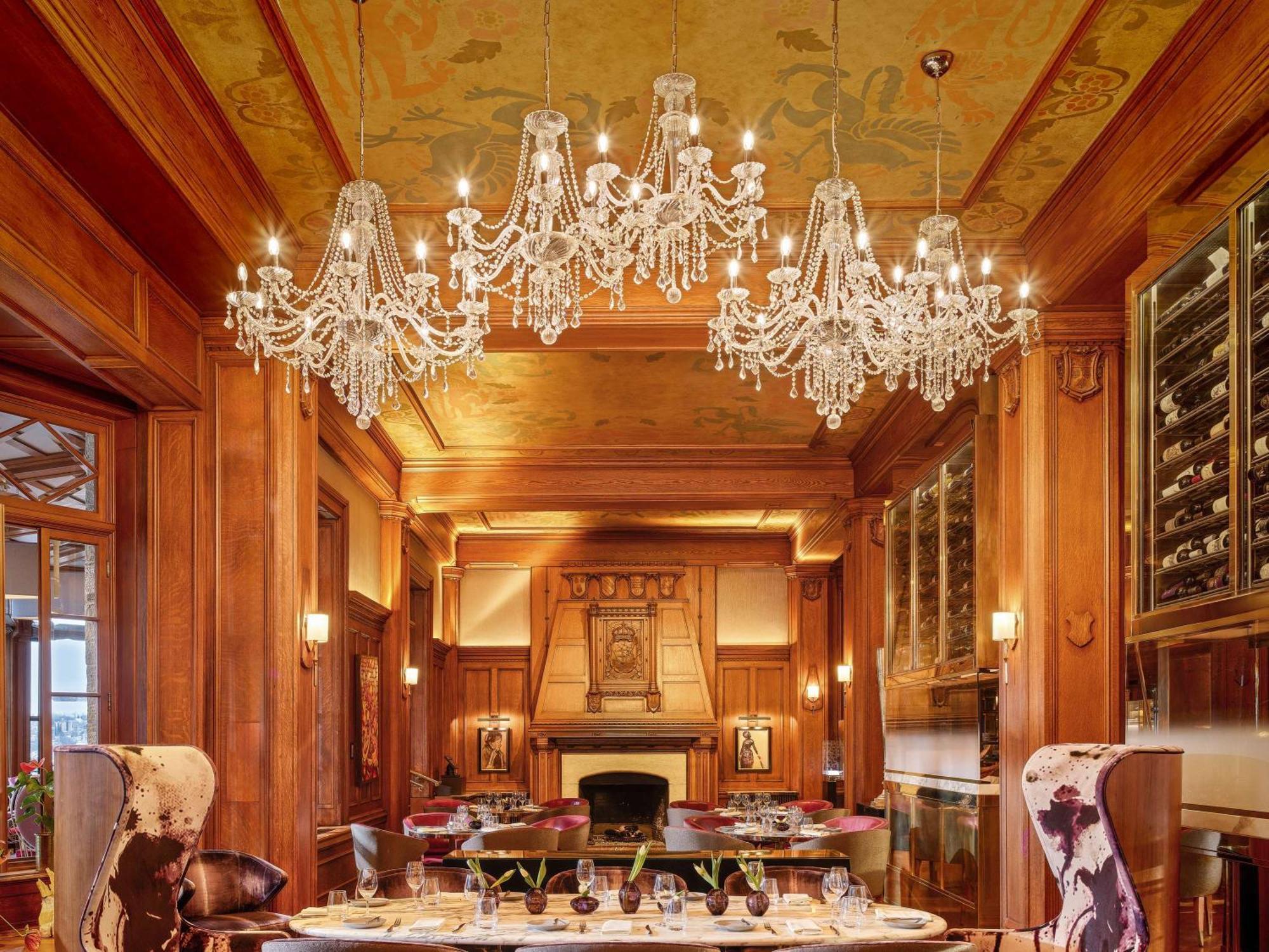 Fairmont Le Chateau Frontenac Quebeque Exterior foto The restaurant's interior